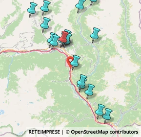 Mappa A5 Torino - Aosta, 11020 Verrès AO, Italia (7.9435)