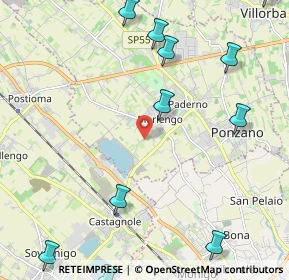 Mappa Via Mure, 31050 Ponzano Veneto TV, Italia (3.10167)