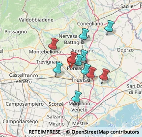 Mappa Via Mure, 31050 Ponzano Veneto TV, Italia (9.73455)