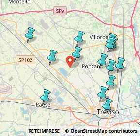 Mappa Via Mure, 31050 Ponzano Veneto TV, Italia (4.22429)