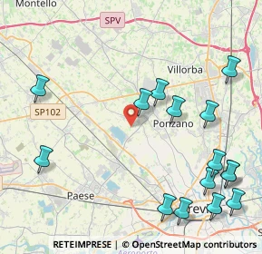 Mappa Via Mure, 31050 Ponzano Veneto TV, Italia (5.31267)