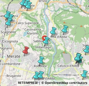 Mappa 23898 Imbersago LC, Italia (3.057)