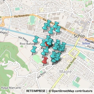 Mappa Via A. Salieri, 36015 Schio VI, Italia (0.26552)
