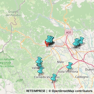 Mappa Via A. Salieri, 36015 Schio VI, Italia (7.10786)