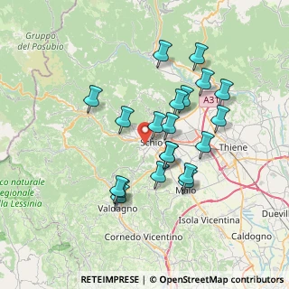 Mappa Via A. Salieri, 36015 Schio VI, Italia (6.4745)
