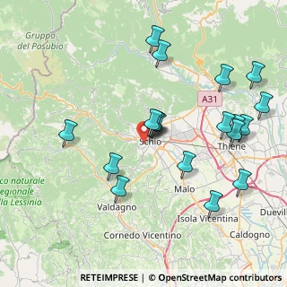 Mappa Via A. Salieri, 36015 Schio VI, Italia (8.36)
