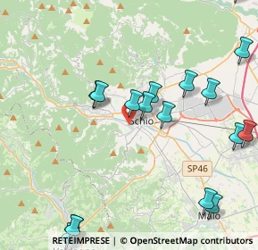 Mappa Via A. Salieri, 36015 Schio VI, Italia (5.6815)