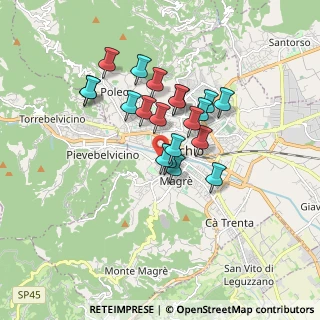 Mappa Via Parafitta, 36015 Schio VI, Italia (1.341)