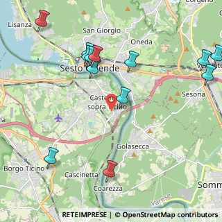 Mappa Via Michelangelo Buonarroti, 28053 Castelletto sopra Ticino NO, Italia (2.54462)