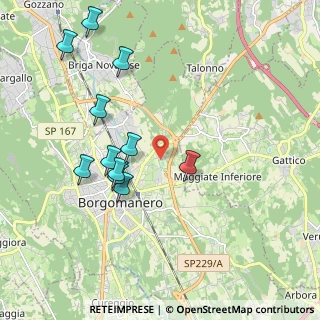 Mappa Via Mottarone, 28021 Borgomanero NO, Italia (2.01545)