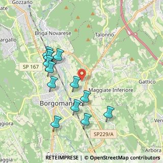 Mappa Via Mottarone, 28021 Borgomanero NO, Italia (1.93923)