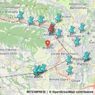 Mappa Via G. Mazzini, 24030 Mapello BG, Italia (2.472)