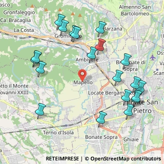 Mappa Via G. Mazzini, 24030 Mapello BG, Italia (2.4655)