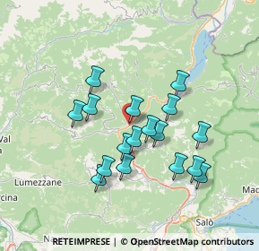 Mappa Via Macina, 25078 Vestone BS, Italia (6.19)