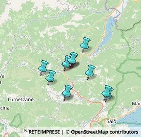 Mappa Via Macina, 25078 Vestone BS, Italia (5.025)