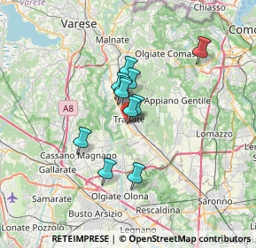 Mappa Carrefour Market, 21049 Tradate VA, Italia (4.68182)