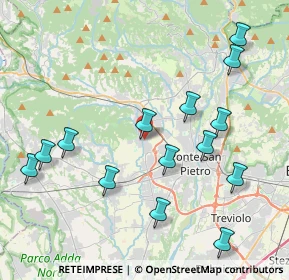 Mappa Via Alessandro Manzoni, 24030 Mapello BG, Italia (4.47571)
