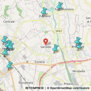 Mappa Via Monte Ortigara, 36030 Sarcedo VI, Italia (3.28727)