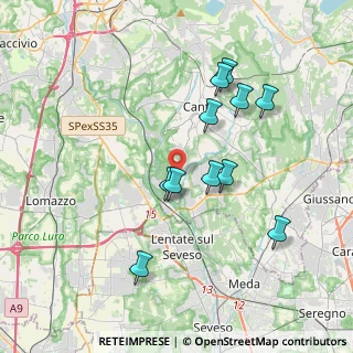 Mappa 22060 Carimate CO, Italia (3.50182)
