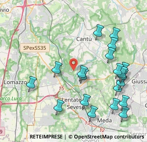 Mappa 22060 Carimate CO, Italia (4.597)