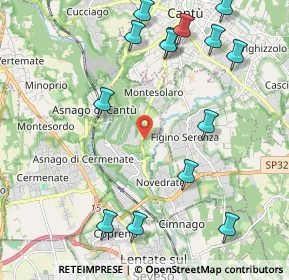 Mappa 22060 Carimate CO, Italia (2.54929)