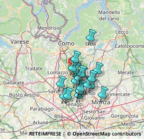 Mappa 22060 Carimate CO, Italia (10.2045)