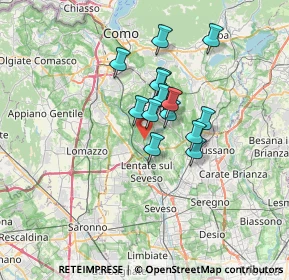 Mappa 22060 Carimate CO, Italia (4.77929)