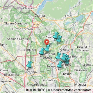 Mappa 22060 Carimate CO, Italia (7.14)