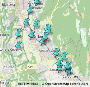 Mappa Via Gradisca, 21049 Tradate VA, Italia (2.1585)