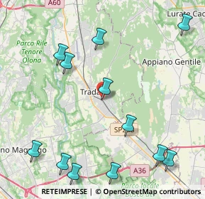Mappa Via Gradisca, 21049 Tradate VA, Italia (5.265)