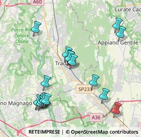 Mappa Via Gradisca, 21049 Tradate VA, Italia (4.35056)