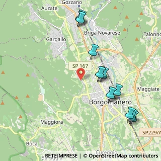 Mappa Via Piovino, 28021 Borgomanero NO, Italia (2.23077)