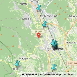 Mappa Via Piovino, 28021 Borgomanero NO, Italia (2.36417)