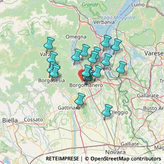 Mappa Via Piovino, 28021 Borgomanero NO, Italia (10.2205)