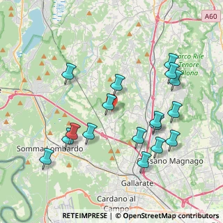 Mappa Via delle Quercie, 21010 Besnate VA, Italia (4.13765)