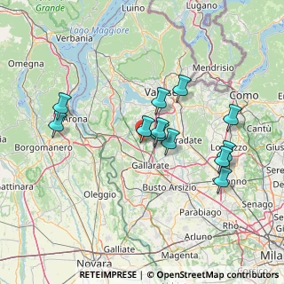 Mappa Via delle Quercie, 21010 Besnate VA, Italia (13.2625)