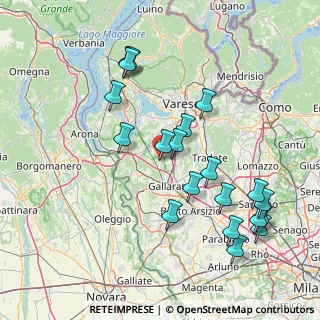 Mappa Via delle Quercie, 21010 Besnate VA, Italia (16.643)
