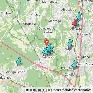 Mappa Via delle Quercie, 21010 Besnate VA, Italia (2.13231)
