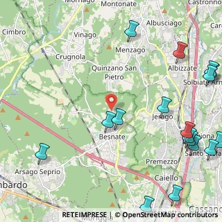 Mappa Via delle Quercie, 21010 Besnate VA, Italia (3.22118)