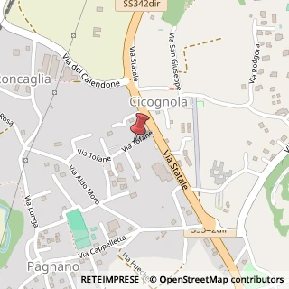Mappa Via Tofane, 9, 23885 Merate, Lecco (Lombardia)