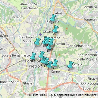 Mappa Via Padania, 24030 Mozzo BG, Italia (1.20938)
