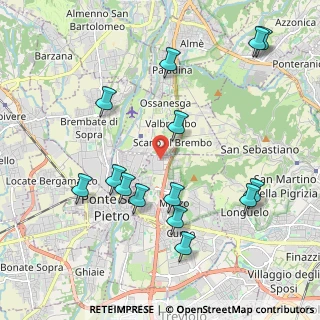 Mappa Via Padania, 24030 Mozzo BG, Italia (2.23143)