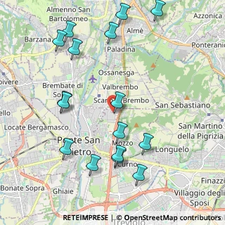 Mappa Via Padania, 24030 Mozzo BG, Italia (2.38438)