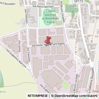 Mappa Via Giulio Terzi di Sant'Agata, 15, 24030 Brembate di Sopra, Bergamo (Lombardia)