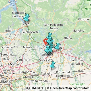 Mappa Via Gaetano Donizetti, 24030 Ponte San Pietro BG, Italia (10.25)