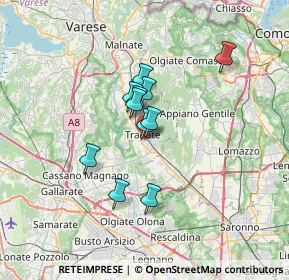 Mappa Via Giuseppe Romita, 21049 Tradate VA, Italia (4.73364)