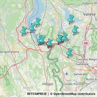 Mappa Via Vetreria, 28053 Castelletto sopra Ticino NO, Italia (6.2625)