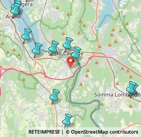 Mappa Via Vetreria, 28053 Castelletto sopra Ticino NO, Italia (5.94286)
