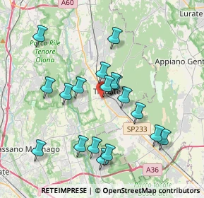 Mappa Via Dorligo Albisetti, 21049 Tradate VA, Italia (3.61667)
