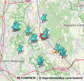 Mappa Via Dorligo Albisetti, 21049 Tradate VA, Italia (3.61667)